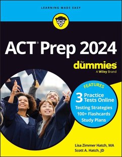 ACT Prep 2024 For Dummies with Online Practice (eBook, ePUB) - Hatch, Lisa Zimmer; Hatch, Scott A.
