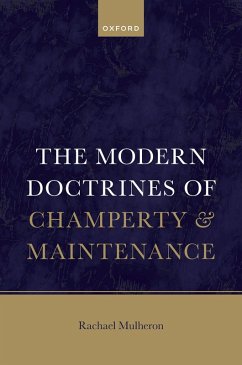 Cover The Modern Doctrines of Champerty and Maintenance (eBook, PDF)