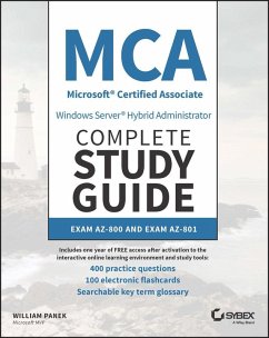 Cover MCA Windows Server Hybrid Administrator Complete Study Guide with 400 Practice Test Questions (eBook, PDF)