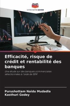 Efficacité, risque de crédit et rentabilité des banques - Mudadla, Purushottam Naidu;Godey, Kasthuri