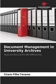 Document Management in University Archives