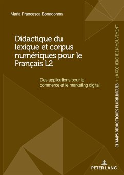 Didactique du lexique et corpus numériques pour le Français L2 - Bonadonna, Maria Francesca