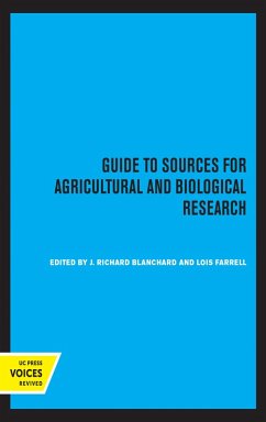 Cover Guide to Sources for Agricultural and Biological Research (eBook, ePUB)