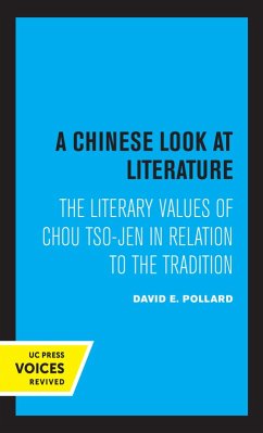 A Chinese Look at Literature (eBook, ePUB) - Pollard, David E.