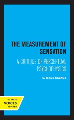 Cover The Measurement of Sensation (eBook, ePUB)