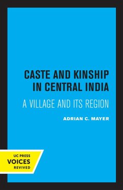 Caste and Kinship in Central India (eBook, ePUB) - Mayer, Adrian