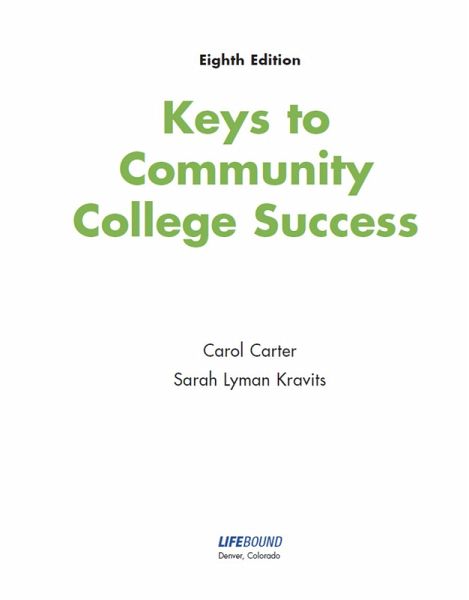 Keys to Community College Success (eBook, ePUB)