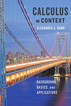 Calculus in Context (eBook, ePUB) - Hahn, Alexander J.