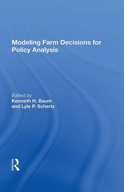 Cover Modeling Farm Decisions For Policy Analysis (eBook, ePUB)