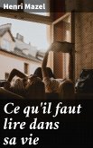 Ce qu'il faut lire dans sa vie (eBook, ePUB)