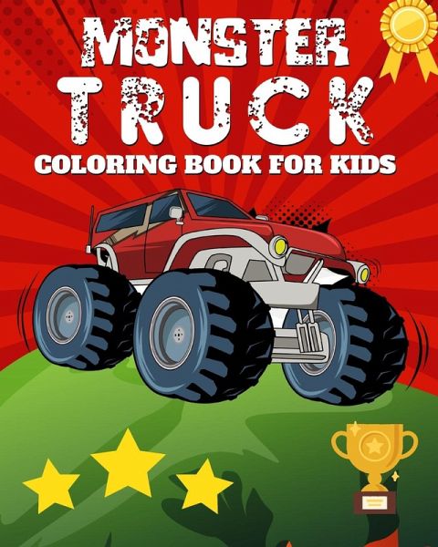 Monster Truck Coloring Book for Kids