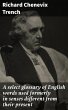 A select glossary of English words used... - Bild 1