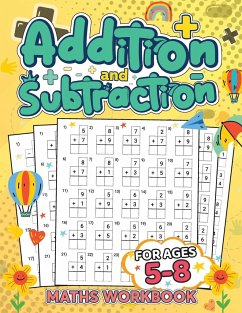 Addition and Subtraction Math Book for Kids Ages 5-8 - Lara Pope