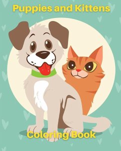 Puppies and Kittens Coloring Book - Caleb, Sophia