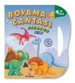 Dinozorlar cantali boyama kitabi