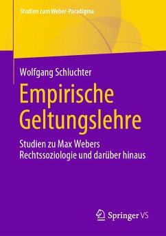 Empirische Geltungslehre (eBook, PDF) - Schluchter, Wolfgang