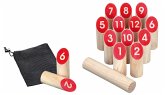 Philos 3315 - Number Kubb Game, Holz, Geschicklichkeitsspiel, Wurfspiel, Mannschaftsspiel