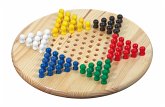 Philos 3103 - Halma, rund, Kiefer, Strategiespiel, 29cm