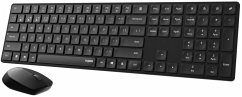 Rapoo 8020M Schwarz kabelloses Multi-Mode-Deskset