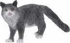 Schleich 13893 - Farm World, Maine-Coon-Katze, Tierfigur, Höhe: 4,1 cm