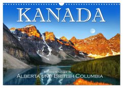 Kanada, Touristenziele in Alberta und British Columbia (Wandkalender 2024 DIN A3 quer), CALVENDO Monatskalender - Bilkova, Helena