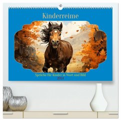 Kinderreime (hochwertiger Premium Wandkalender 2024 DIN A2 quer), Kunstdruck in Hochglanz