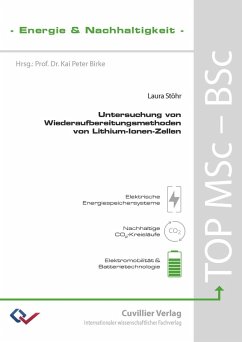 Cover Untersuchung von Wiederaufbereitungsmethoden von Lithium-Ionen-Zellen