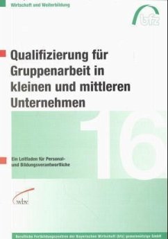 Qualifizierung für Gruppenarbeit in kleinen und mittleren Unternehmen, m. CD-ROM - Vincent, Jean-Marc; Hörwick, Eva; Junge, Annette