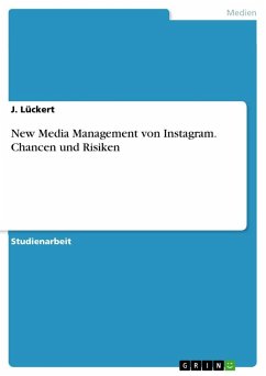 New Media Management von Instagram. Chancen und Risiken