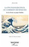 La fin d'adolescence ou comment devenir soi La fin d'adolescence ou comment devenir soi