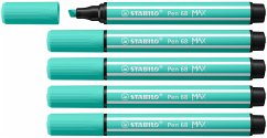 STABILO Filzstifte Pen 68 MAX, 5er Set, eisgrün