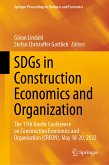 SDGs in Construction Economics and Organization (eBook, PDF)