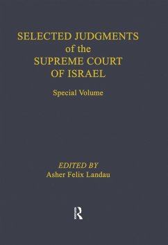 Cover Selected Judgments of the Supreme Court of Israel (eBook, ePUB)