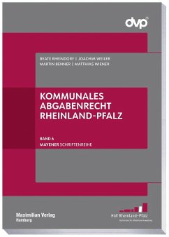 Kommunales Abgabenrecht Rheinland-Pfalz - Rheindorf, Beate;Weiler, Joachim;Benner, Martin