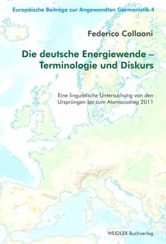Cover Die deutsche Energiewende  Terminologie und Diskurs