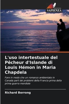 L'uso intertestuale del Pêcheur d'Islande di Louis Hémon in Maria Chapdela - Berrong, Richard