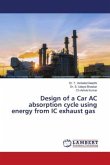 Design of a Car AC absorption cycle using energy from IC exhaust gas