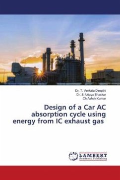 Design of a Car AC absorption cycle using energy from IC exhaust gas - Deepthi, Dr. T. Venkata;Bhaskar, Dr. S. Udaya;Kumar, Ch Ashok