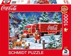 Schmidt 57598 - Coca Cola: Christmas Truck, Puzzle, 1000 Teile