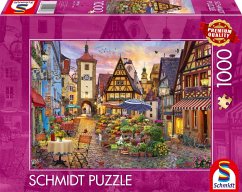 Schmidt 59760 - Romantisches Bayern, Rothenburg ob der Tauber, Puzzle, 1000 Teile