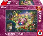 Schmidt 57398 - Thomas Kinkade, Disney, Alice in Wonderland, Mad Hatter&quote;s Tea Party, Puzzle, 6000 Teile