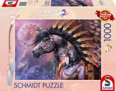 Schmidt 58511 - Laurie Prindle, Schamane, Pferde-Puzzle, 1000 Teile