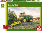 Schmidt 56471 - John Deere, 9900i Feldhäcksler, Kinderpuzzle, 150 Teile