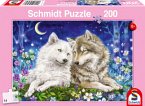 Schmidt 56469 - Kuschelige Wolfsfreunde, Kinderpuzzle, 200 Teile