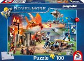 Schmidt 56483 - Playmobil, Novelmore, Der Turnierplatz, Kinderpuzzle, 100 Teile