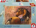 Schmidt 58513 - Laurie Prindle, Kiona Gold, Pferde-Puzzle, 1000 Teile
