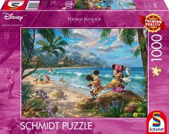 Image of Schmidt 57528 - Thomas Kinkade, Disney, Minnie & Mickey in Hawaii, Puzzle, 1000 Teile