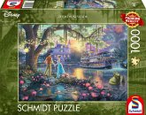 Schmidt 57527 - Thomas Kinkade, Disney, Die Prinzessin und der Frosch (Froschkönig), Puzzle, 1000 Teile