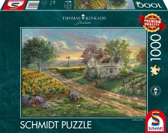 Schmidt 58779 - Thomas Kinkade, Sonnenblumenfelder, Puzzle, 1000 Teile