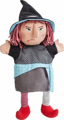 HABA 1306776001 - Handpuppe Hexe Hella, Stoffpuppe, Puppe, 39 cm